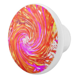 Snurra Blommigt för Retro-Magenta och Färg-höst Knopp