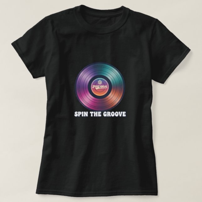 Snurra spåret t shirt (Design framsida)