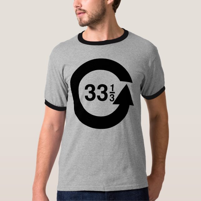 Snurrande @ 33,3 r/min. t-shirt (Framsida)