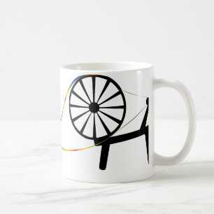 Snurrande en fiberregnbågepersonlig mugg