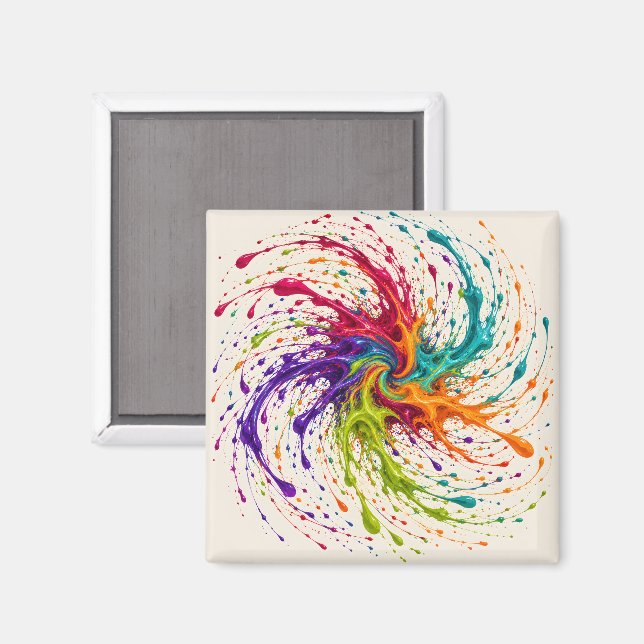 Snurrande prisma magnet (Front/Back)