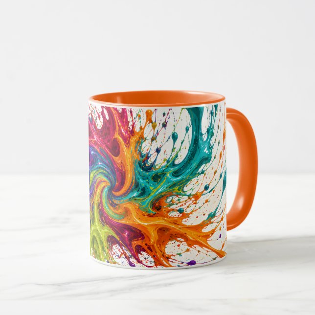 Snurrande prisma mugg (Framsida höger)