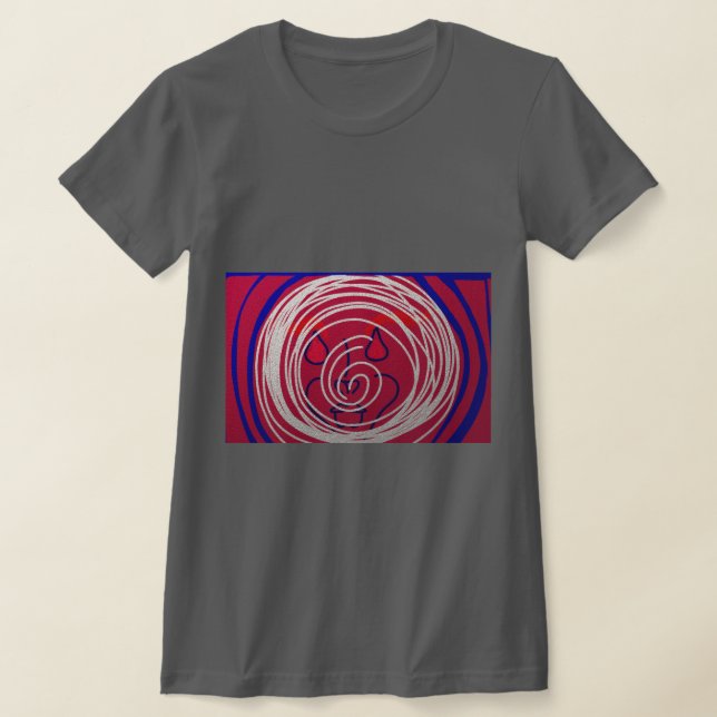 Snurrar runt t shirt (Laydown)