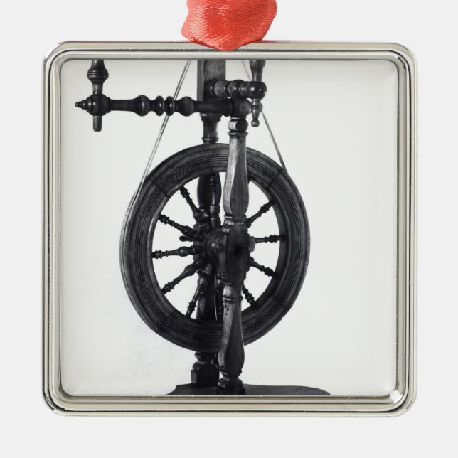 Snurret rullar julgransprydnad metall (Framsidan)