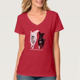 Snurriga PNP och glimt beklär en sid Tee Shirt