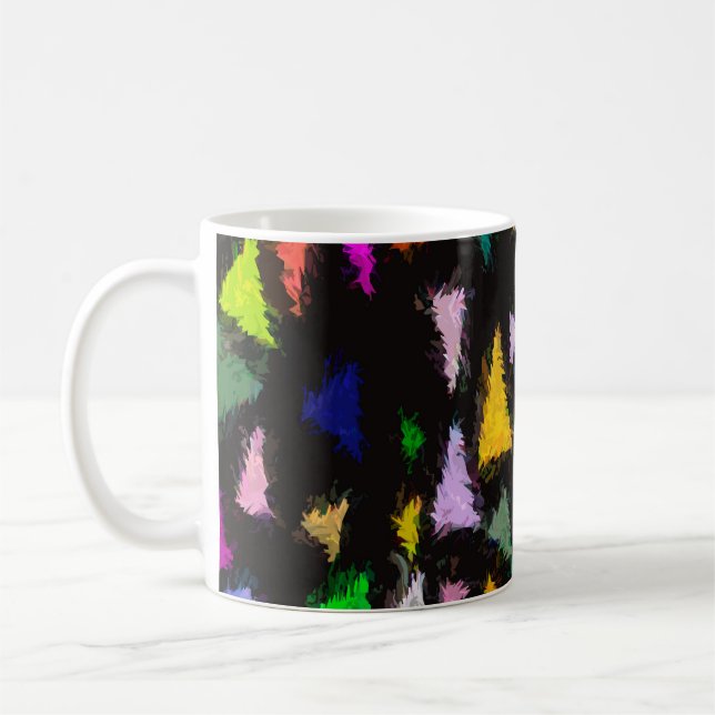 Snurriga Trianglar Kaffemugg (Vänster)
