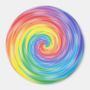 Snurrregnbågemagnet Magnet