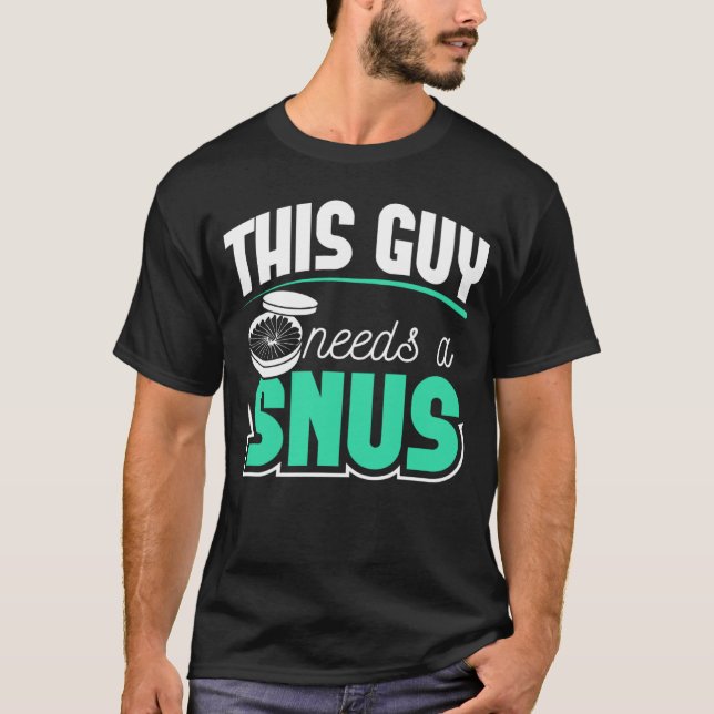 SNUS-presentrökfri rökavgång från att röka antinik T Shirt (Framsida)