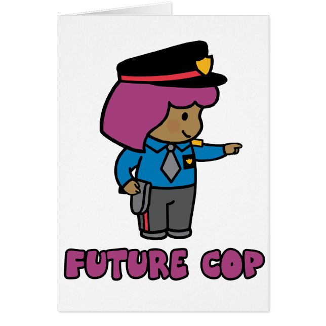 Snut (flicka) hälsningskort (Framsidan)