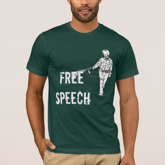 Snut för åsiktsfrihetpepparsprej t-shirt