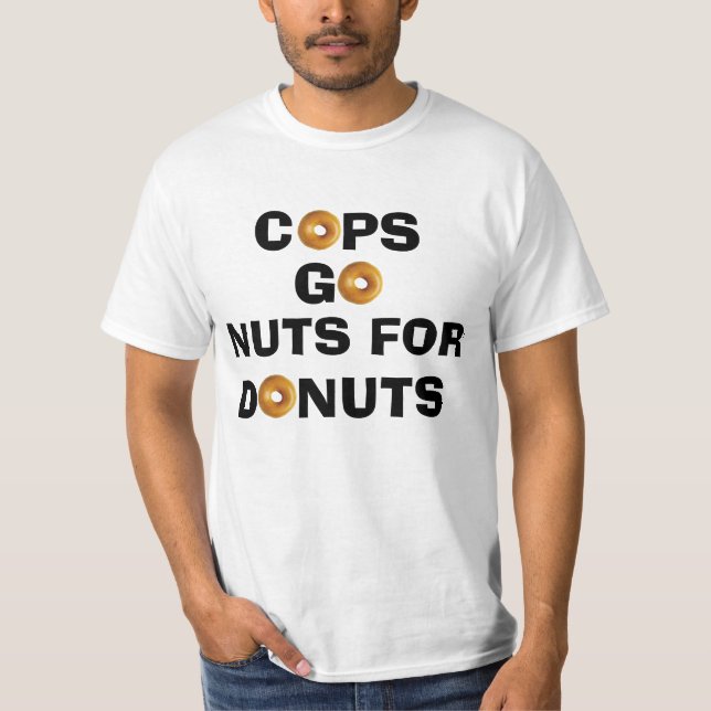 Snutar går nöt för DonutsT-tröja Tee Shirt (Framsida)