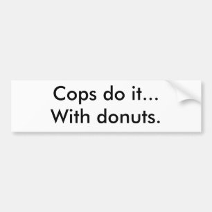 Snutar gör det… med donuts. bildekal
