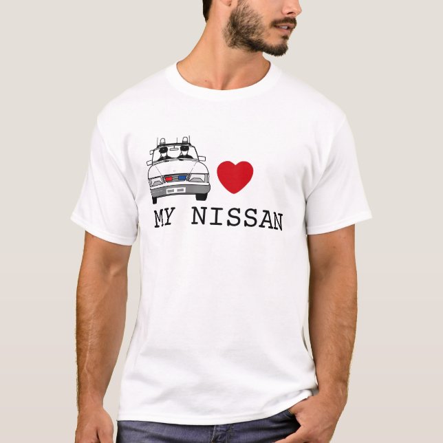 snutHJÄRTA min nissan T-shirt (Framsida)