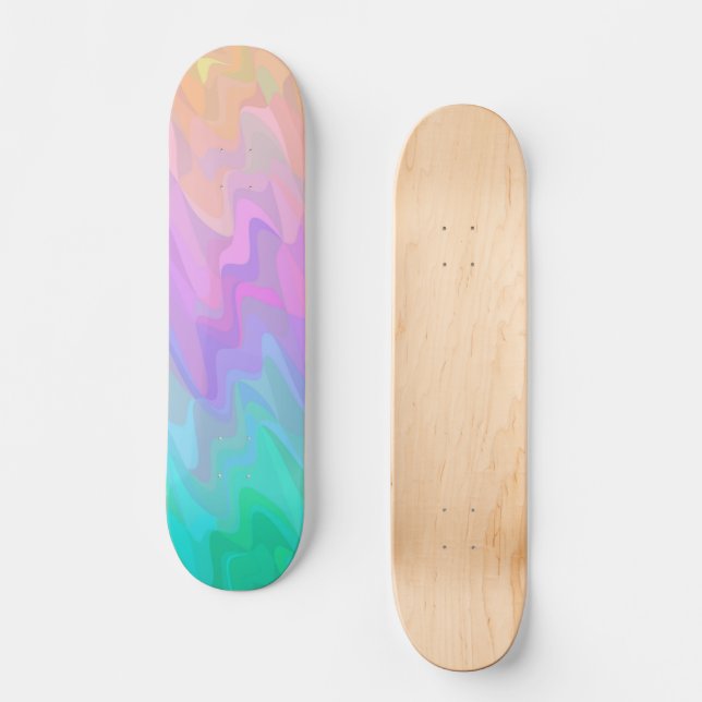 Snutig Gradient Mini Skateboard Bräda 18,5 Cm (Framsida)