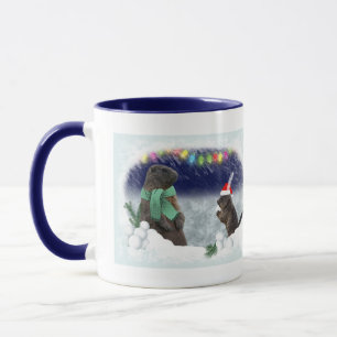 Snwoball Fight Mugg