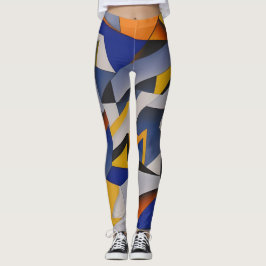 Snygg Abstrakt Art Leggings