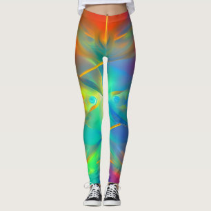 Snygg Abstrakt Art Leggings