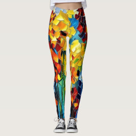 Snygg Abstrakt Art Leggings