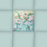 Snygg Abstrakt Dragonfly Tile Kakelplatta<br><div class="desc">Den här dragonfly-designen gör perfekten till köket eller ett projekt där en underbar tittar bricka behövs för att göra det till ett mästerverk.</div>