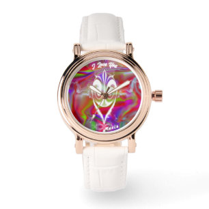 Snygg Abstrakt Elegant Ro Guld Watch Armbandsur