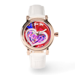 Snygg Abstrakt Elegant Ro Guld Watch Armbandsur