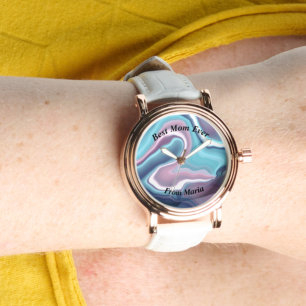 Snygg Abstrakt Elegant Ro Guld Watch Armbandsur