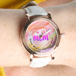 Snygg Abstrakt Elegant Ro Guld Watch Armbandsur