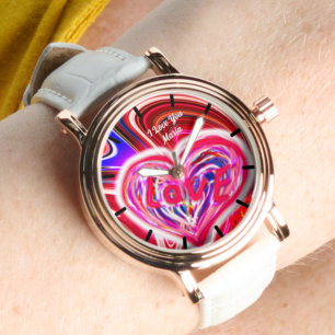 Snygg Abstrakt Elegant Ro Guld Watch Armbandsur