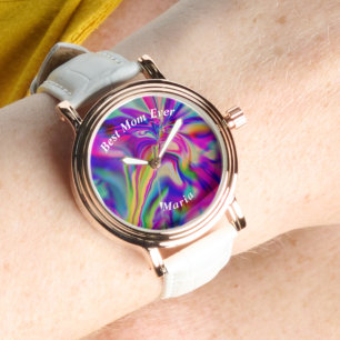 Snygg Abstrakt Elegant Ro Guld Watch Armbandsur
