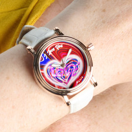 Snygg Abstrakt Elegant Ro Guld Watch Armbandsur