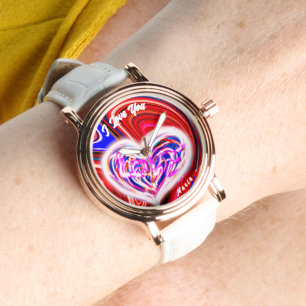 Snygg Abstrakt Elegant Ro Guld Watch Armbandsur