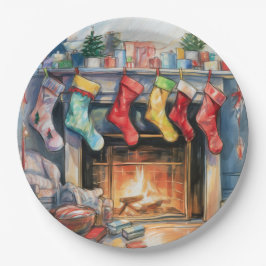 Snygg Abstrakt Fireplace Stockings