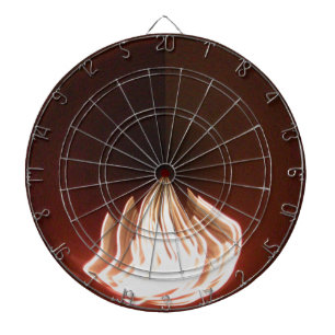 Snygg Abstrakt Flame Art Print Darttavla