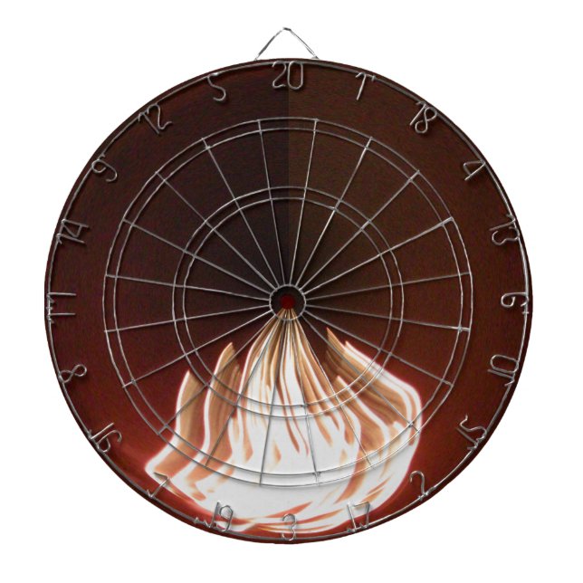 Snygg Abstrakt Flame Art Print Darttavla (Framsidan)