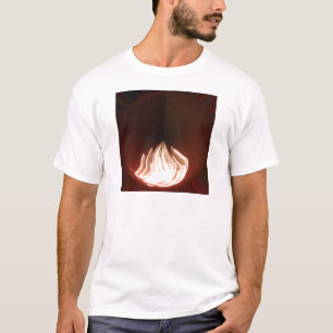 Snygg Abstrakt Flame Art Print T Shirt