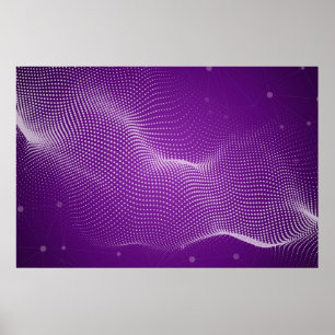Snygg abstrakt för lila. Violet neutrr Poster