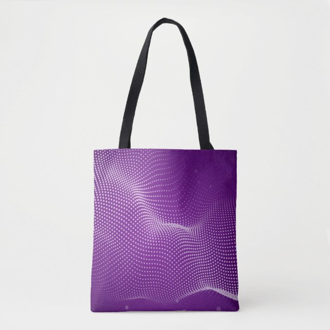 Snygg abstrakt för lila. Violet neutrr Tygkasse (Framsida)
