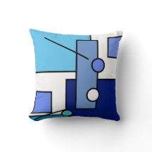 Snygg Abstrakt Geometrisk Form Kudd