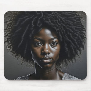 Snygg afrikansk kvinna Ai Art Musmatta