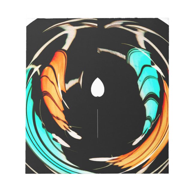 Snygg afrikansk Motif Art-utskrift Anteckningsblock (Framsida)