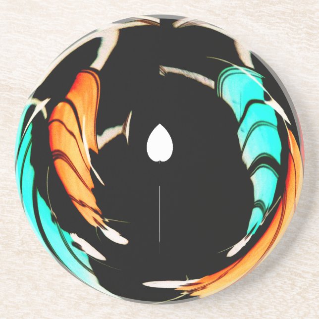 Snygg afrikansk Motif Art-utskrift Underlägg (Framsidan)