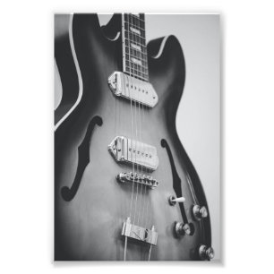 Snygg akustisk Guitar Fototryck