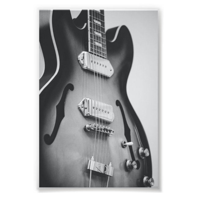 Snygg akustisk Guitar Fototryck (Framsidan)