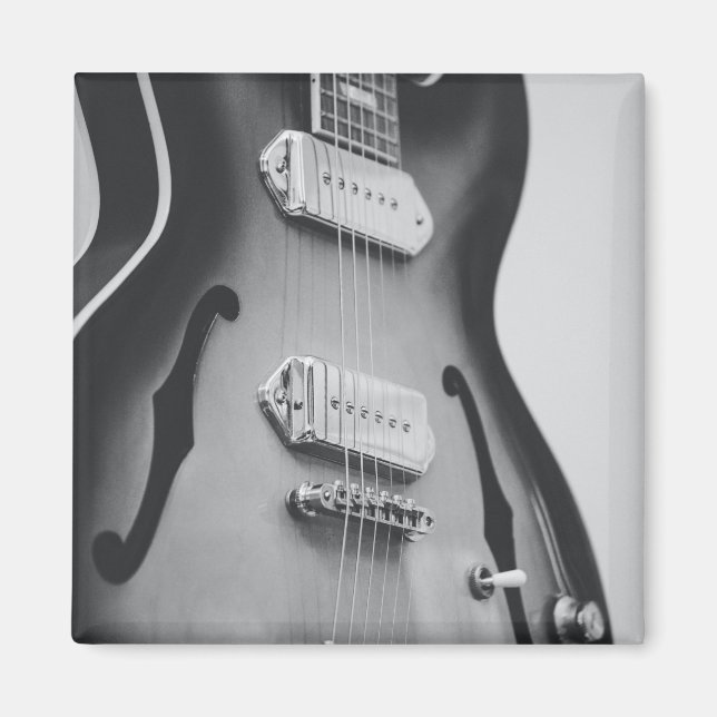 Snygg akustisk Guitar Magnet (Framsidan)