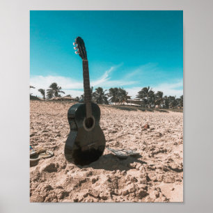 Snygg akustisk Guitar Poster