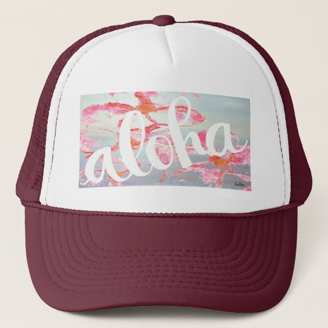 Snygg Aloha Truckerhatt Keps (Framsida)