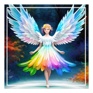 Snygg Angel Vingar Art-35444 Fototryck