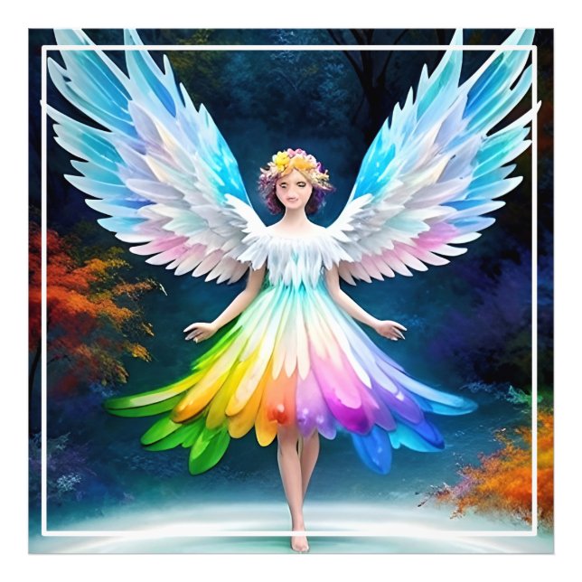 Snygg Angel Vingar Art-35444 Fototryck (Framsidan)