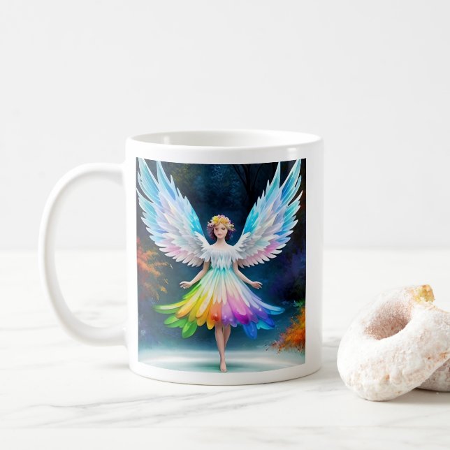 Snygg Angel Vingar Art-35444 Kaffemugg (Med munk)