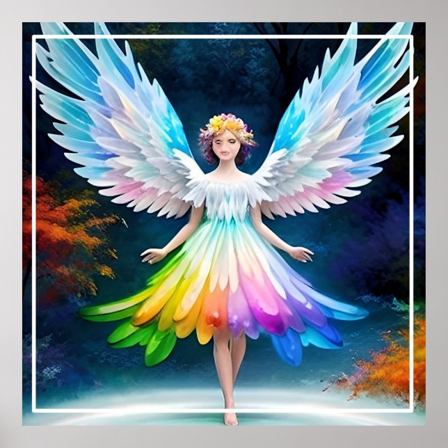Snygg Angel Vingar Art-35444 Poster (Framsidan)
